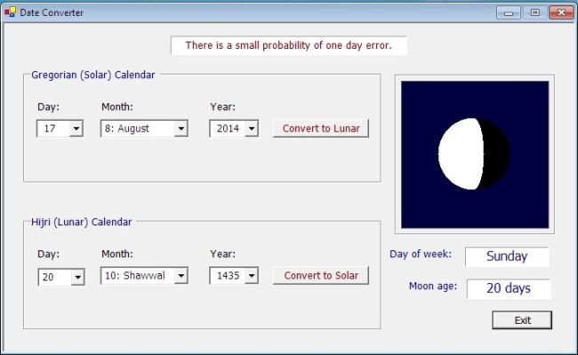 gregorian hijri dates converter
